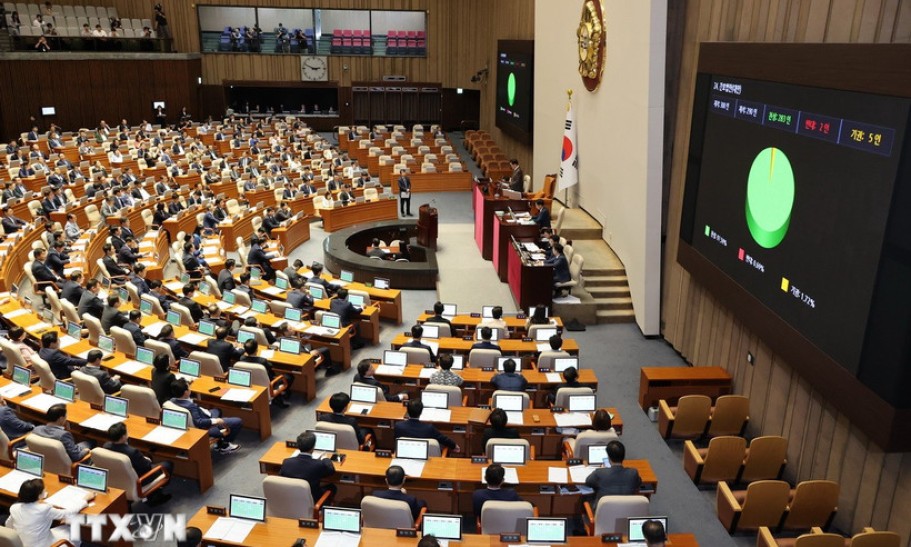 "Bão" chính trị tại Hàn Quốc: 45 thành viên PPP bị đề nghị bãi miễn tư cách nghị sỹ