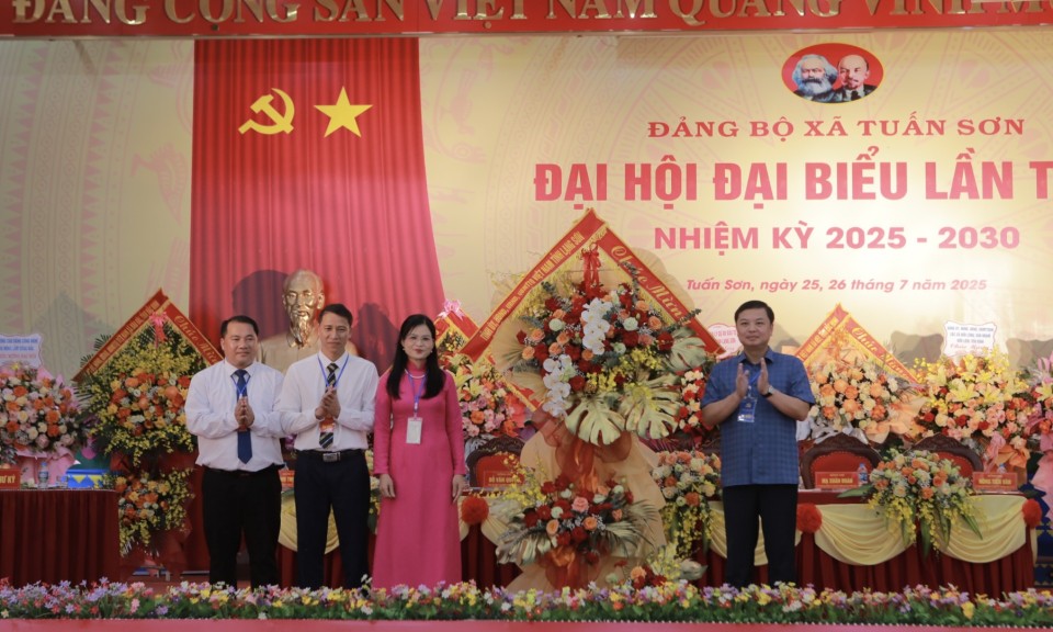 Đảng bộ xã Tuấn Sơn tổ chức Đại hội đại biểu lần thứ I, nhiệm kỳ 2025 - 2030