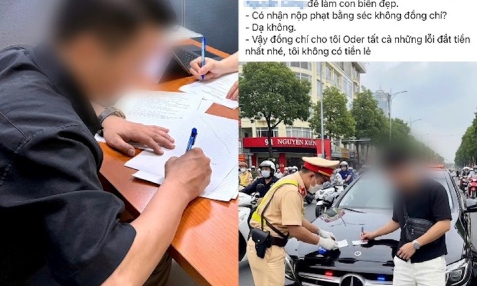 Dùng AI tạo ảnh bị CSGT xử phạt, nam thanh niên nhận 'trát phạt' 7,5 triệu đồng