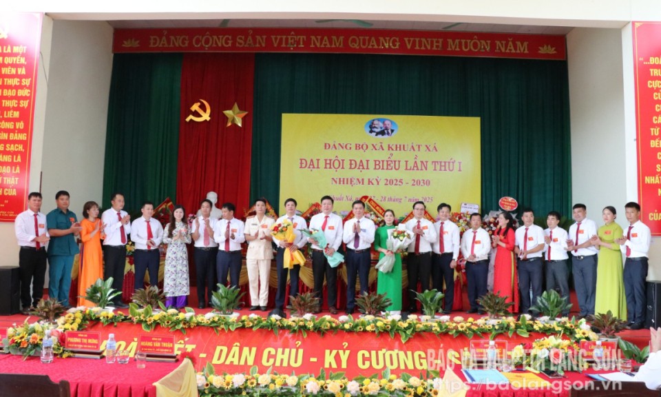 Đảng bộ xã Khuất Xá tổ chức Đại hội đại biểu nhiệm kỳ 2025 – 2030