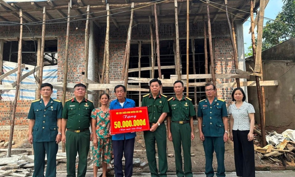 Hoàn thành hỗ trợ nhà ở dành cho người có công với cách mạng