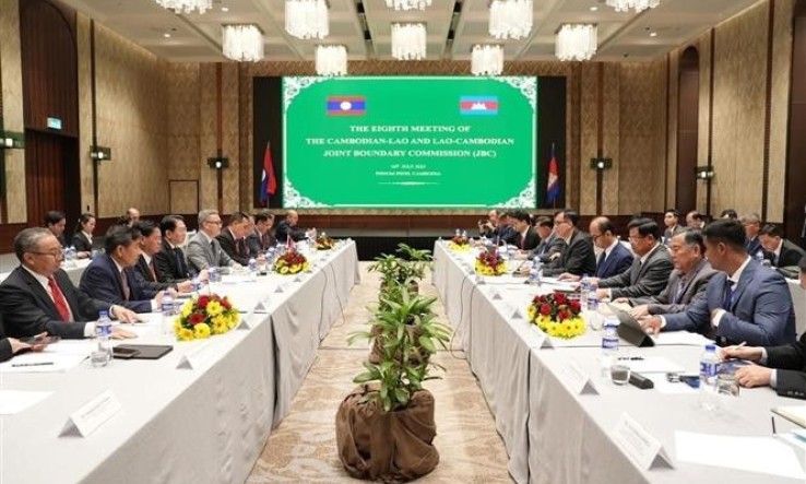 老挝与柬埔寨联合边界委员第八次会议在金边举行