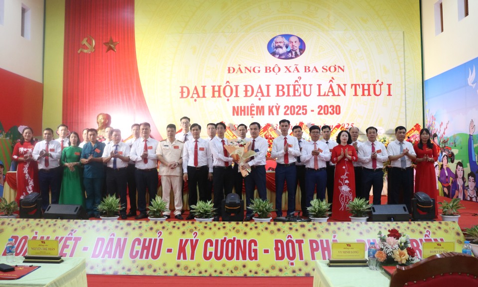 Đảng bộ xã Ba Sơn phấn đấu tốc độ tăng trưởng kinh tế bình quân hằng năm đạt 10% trở lên