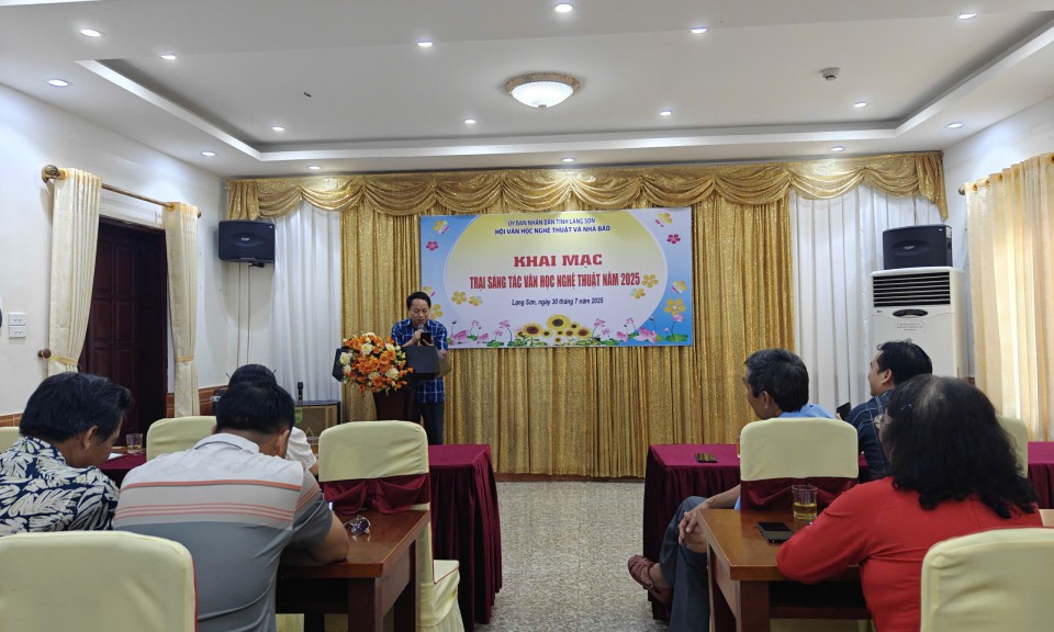 Khai mạc Trại sáng tác văn học nghệ thuật năm 2025