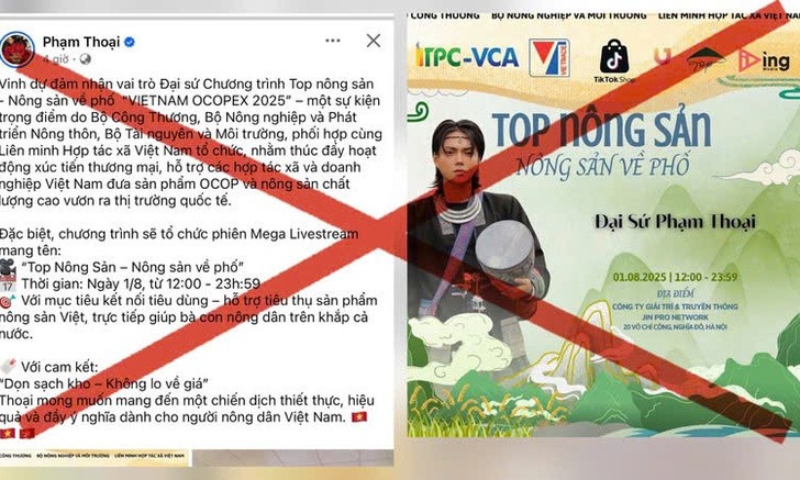 Bộ Công Thương bác thông tin bổ nhiệm đại sứ Hội chợ OCOP xuất khẩu 2025