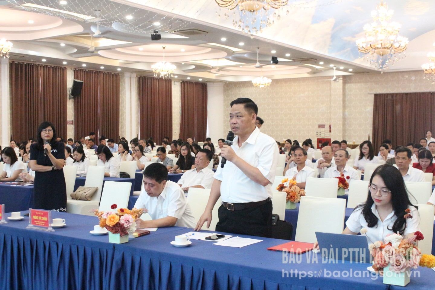 Đại biểu phát biểu quan điểm về một vụ án cụ thể