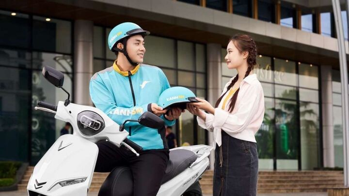 Khách hàng khi mua xe máy điện chạy Xanh SM không cần chi ra khoản vốn đối ứng ban đầu mà có thể nhận xe ngay với chỉ 0 đồng. (Ảnh: Xanh SM)
