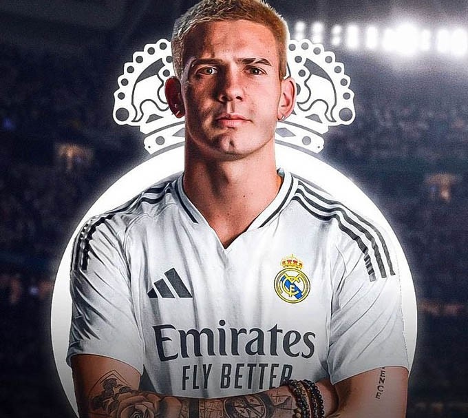 Tiền vệ Franco Mastantuono sẽ là tài năng trẻ tiếp theo cập bến sân Bernabeu. Ảnh: realmadrid.com