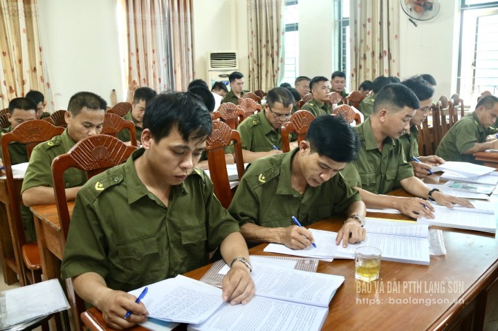 Các học viên tham gia lớp bồi dưỡng