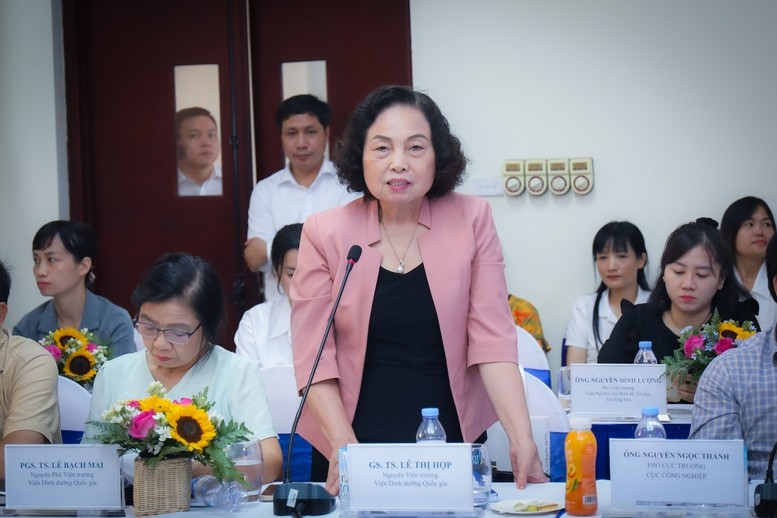 GS.TS.BS Lê Thị Hợp, Chủ tịch Hội Nữ trí thức Việt Nam, nguyên Viện trưởng Viện Dinh dưỡng quốc gia: Chúng ta không thể gian lận với người tiêu dùng, nhất là trẻ nhỏ