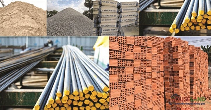 Giá vật liệu xây dựng cao là một trong những nguyên nhân khiến chỉ số giá tiêu dùng tháng 7 tăng. (Ảnh minh họa)
