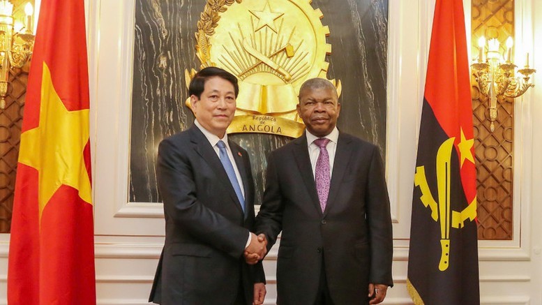Chủ tịch nước Lương Cường và Tổng thống Angola João Manuel Gonçalves Lourenço