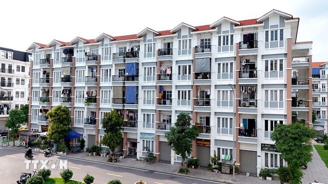 Một dự án nhà ở xã hội. (Nguồn: TTXVN)