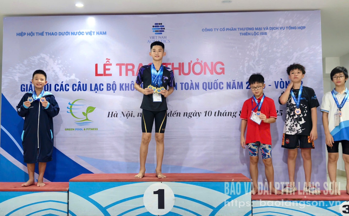 VĐV Lạng Sơn đoạt huy chương bạc nội dung bơi ếch nam cự li 100m