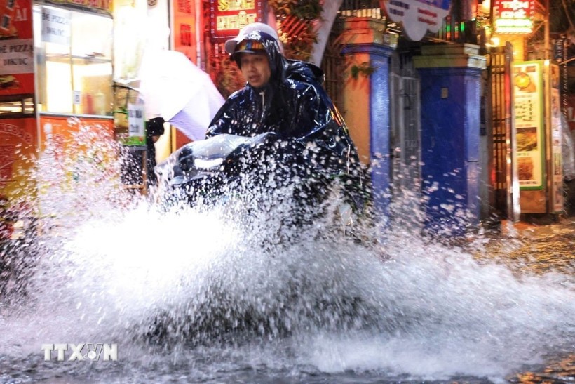 Nhiều khu vực trên cả nước có mưa và dông. (Ảnh: Tuấn Anh/TTXVN)