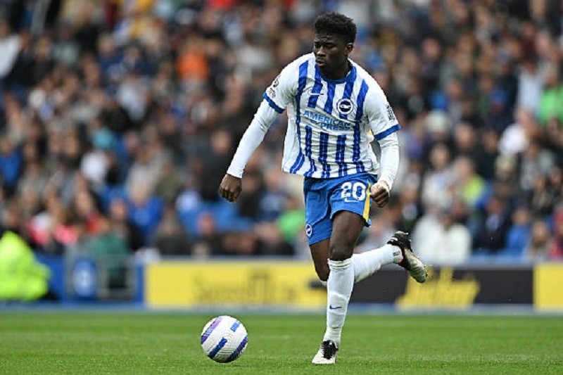 Carlos Baleba là mục tiêu hàng đầu của Manchester United. Ảnh: Getty 