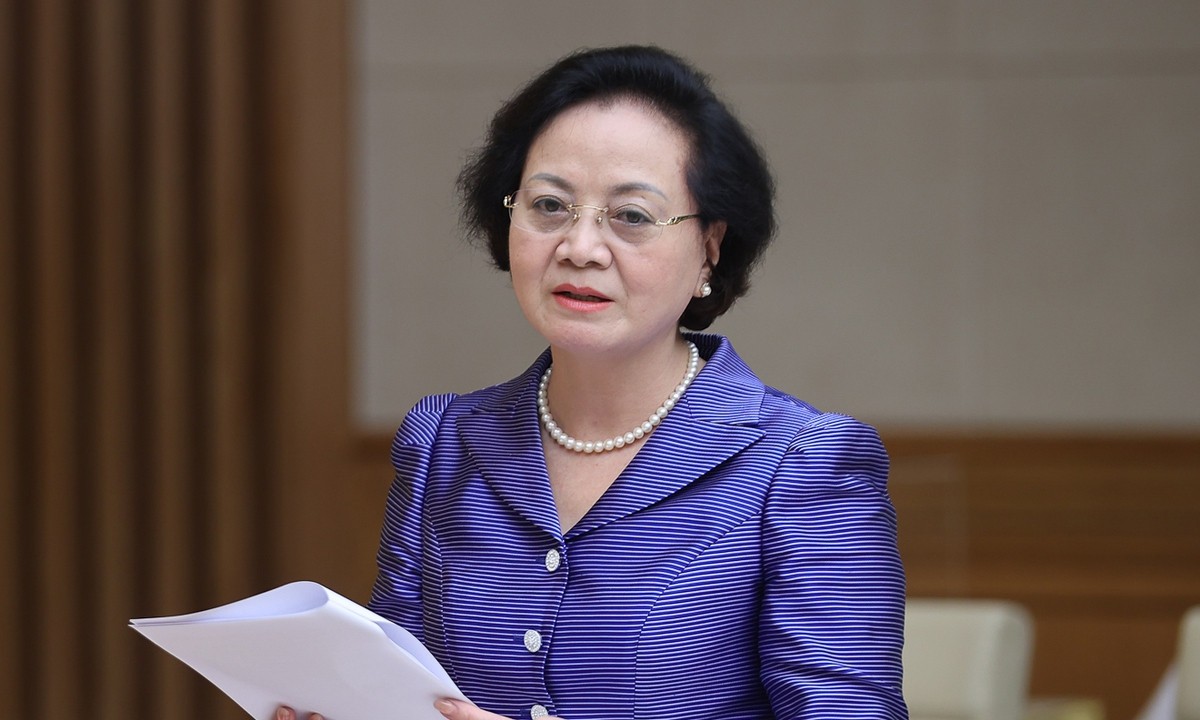 Bộ trưởng Nội vụ Phạm Thị Thanh Trà. (Ảnh: VGP)