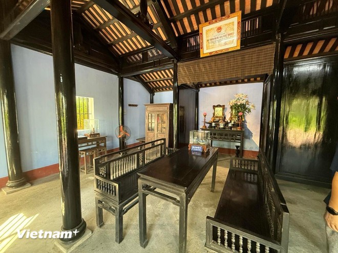 Khung cảnh yên bình, giản dị nhưng giàu ý nghĩa lịch sử và văn hóa. (Ảnh: Thái Hà/Vietnam+)