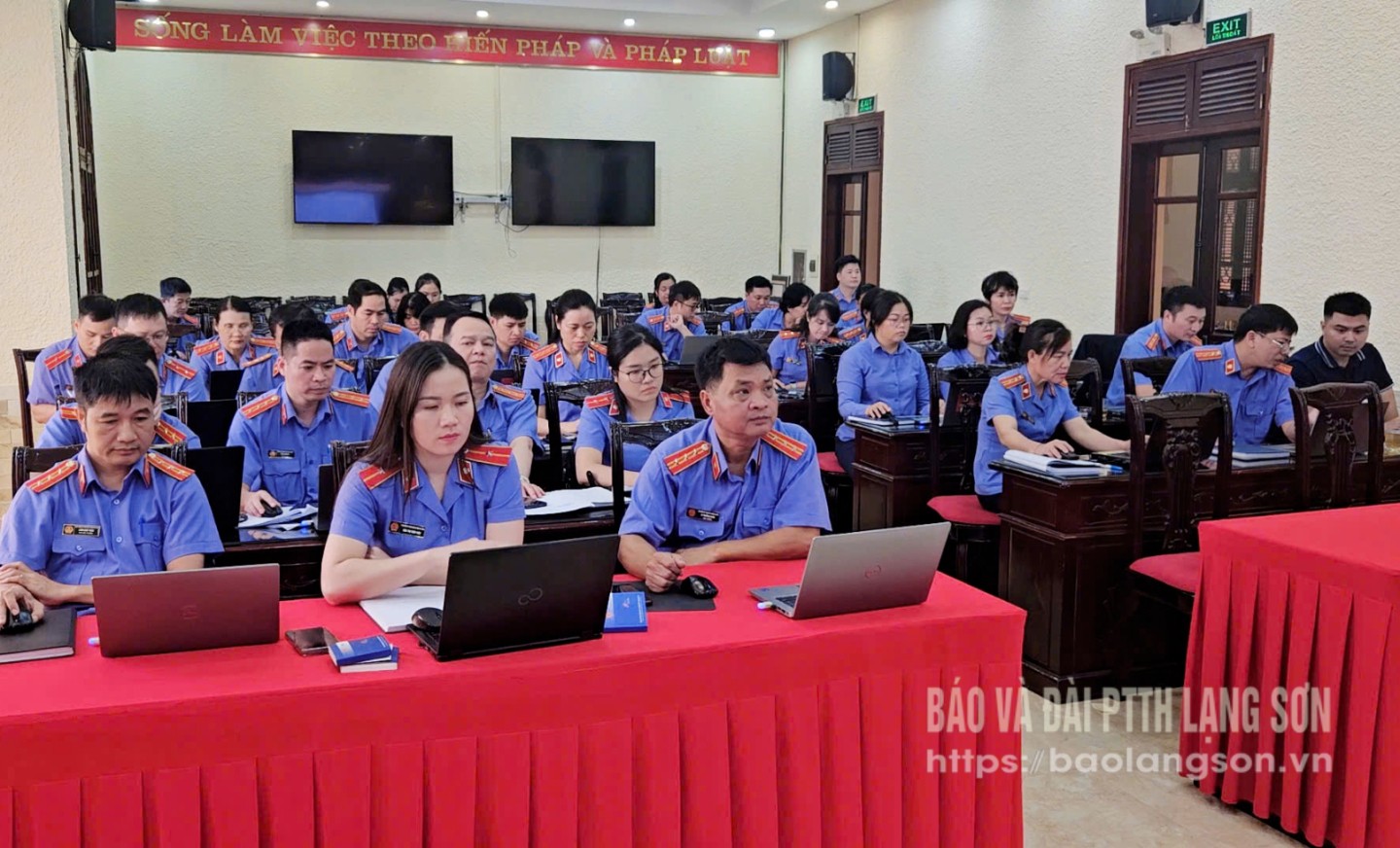 Công chức VKSND tỉnh tham gia tập huấn triển khai hệ thống Trợ lý ảo VKSND