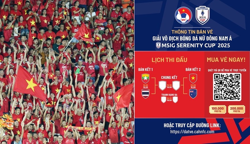 Phương thức mua vé xem bán kết. Ảnh: VFF