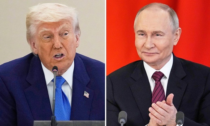 Tổng thống Mỹ Donald Trump và Tổng thống Nga Vladimir Putin.