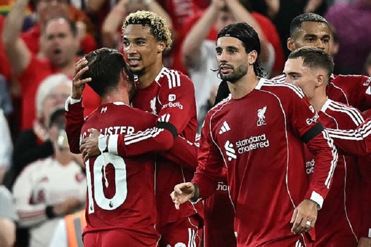 Tin thể thao (16-8): Liverpool thắng nghẹt thở Bournemouth ở trận khai màn Ngoại hạng Anh 2025-2026: Ảnh: Getty