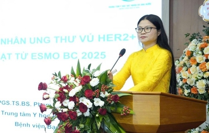 Bác sĩ Phạm Cẩm Phương, Giám đốc Trung tâm Y học hạt nhân - Ung bướu, Bệnh viện Bạch Mai.