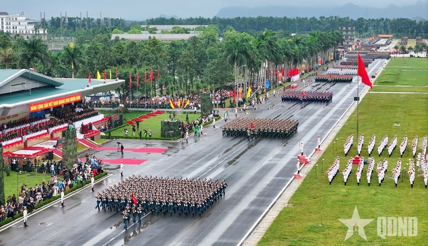Quang cảnh tổng hợp luyện.