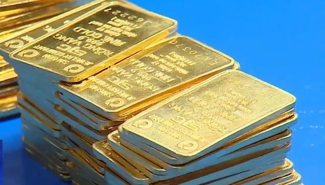 Giá vàng miếng SJC hôm nay cao hơn vàng thế giới 18,1 triệu đồng/lượng. Ảnh minh họa: baolaocai.vn