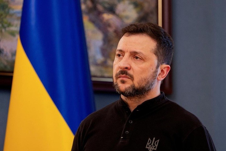 Tổng thống Ukraine Volodymyr Zelensky.