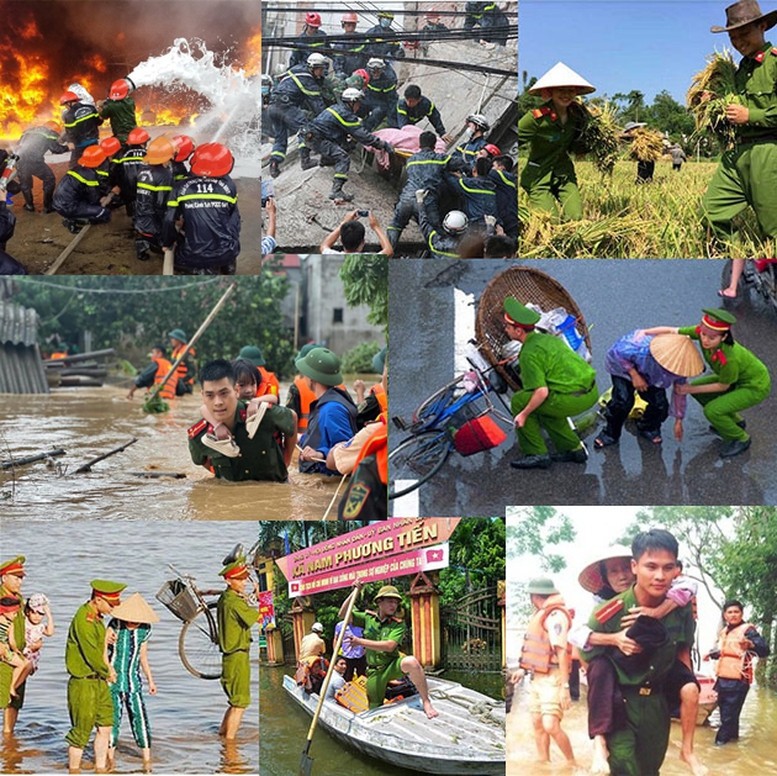 Lực lượng Công an nhân dân sẵn sàng hy sinh 
