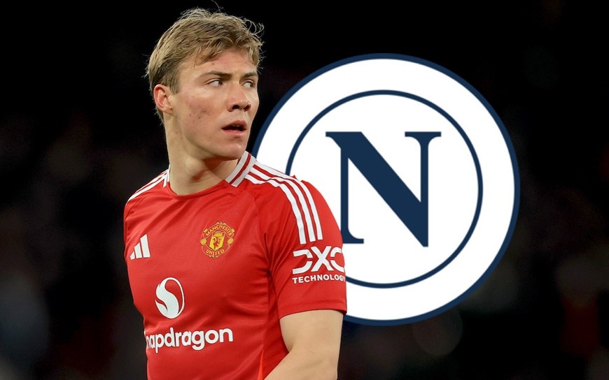 Napoli được cho là đã liên lạc trở lại với MU về Rasmus Hojlund. Ảnh: Sempre Milan