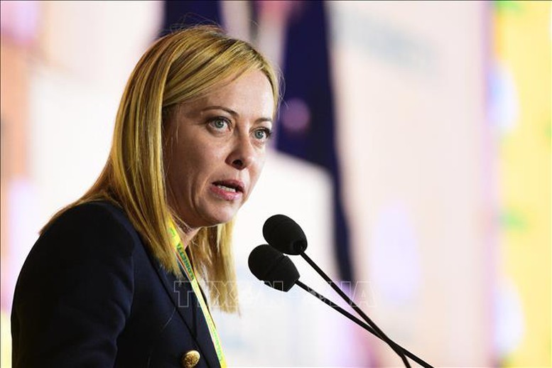 Thủ tướng Italy Giorgia Meloni. Ảnh: AFP/TTXVN