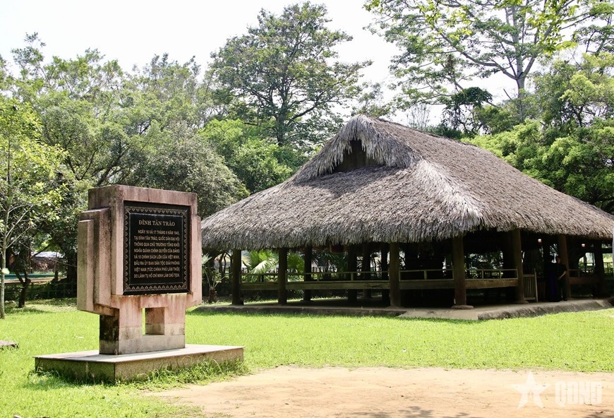 Đình Tân Trào hiện nay thuộc Khu Di tích quốc gia đặc biệt Tân Trào (xã Tân Trào, tỉnh Tuyên Quang). Ảnh: Hải Ly 