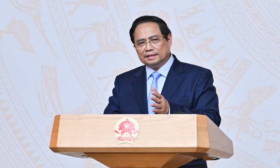 Thủ tướng Phạm Minh Chính thông tin về sắp xếp tổ chức bộ máy và đơn vị hành chính tới Đoàn ngoại giao tại Việt Nam