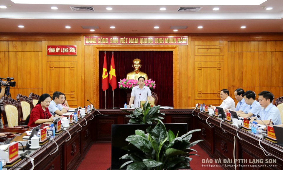 Bí thư Tỉnh ủy Lạng Sơn chỉ đạo thúc đẩy khoa học, công nghệ và chuyển đổi số