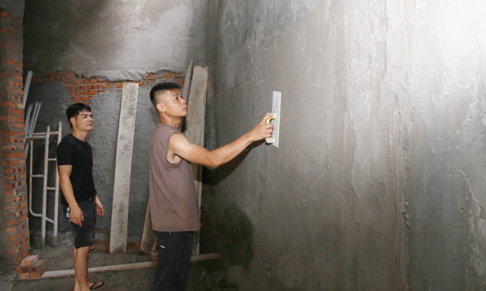 Xóa nhà tạm sau sáp nhập