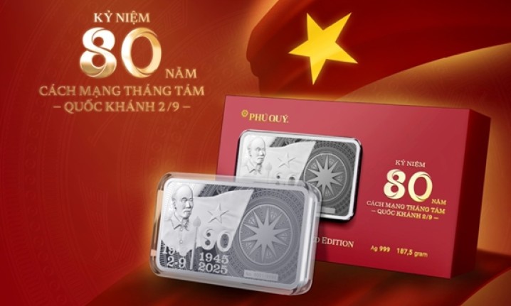 9.999 thỏi bạc kỷ niệm 80 năm Quốc khánh 2-9 của Phú Quý được bán hết trong chưa đầy 8 giờ