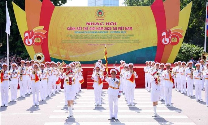 World Police Band Concert opens in Hanoi
