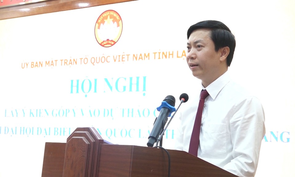 Ủy ban MTTQ Việt Nam tỉnh: Lấy &yacute; kiến v&agrave;o dự thảo văn kiện tr&igrave;nh Đại hội XIV của Đảng; ph&aacute;t động phong tr&agrave;o thi đua y&ecirc;u nước giai đoạn 2025 - 2030