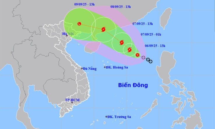 Điểm kh&aacute;c biệt của b&atilde;o số 7 Tapah sắp h&igrave;nh th&agrave;nh, miền Bắc đ&oacute;n mưa lớn trong 3 ng&agrave;y