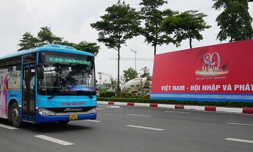 Xe bu&yacute;t H&agrave; Nội đ&atilde; phục vụ hơn 672.000 kh&aacute;ch đi lại dịp Quốc kh&aacute;nh 2/9