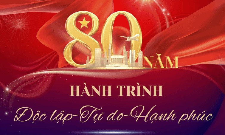 [Infographic] Tổng quan Triển l&atilde;m Th&agrave;nh tựu đất nước: 80 năm H&agrave;nh tr&igrave;nh Độc lập-Tự do-Hạnh ph&uacute;c