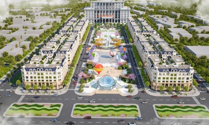 Taseco Land khởi c&ocirc;ng dự &aacute;n shophouse phố đi bộ Central Square Th&aacute;i Nguy&ecirc;n hơn 2.450 tỷ đồng