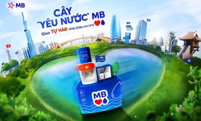 &ldquo;C&acirc;y Y&ecirc;u Nước&rdquo; phủ xanh hơn 300 chi nh&aacute;nh MB: Gieo tự h&agrave;o chảy khắp non s&ocirc;ng