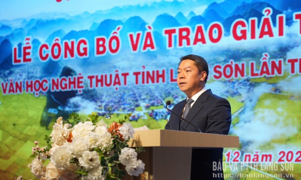 Công bố và trao Giải thưởng Văn học nghệ thuật tỉnh Lạng Sơn lần thứ I