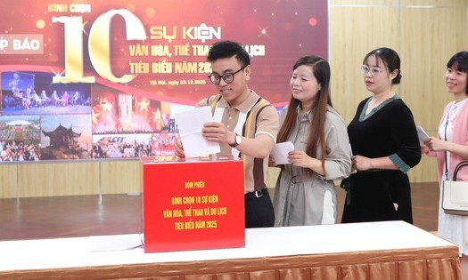 B&igrave;nh chọn 10 sự kiện Văn ho&aacute;, Thể thao v&agrave; Du lịch ti&ecirc;u biểu năm 2025