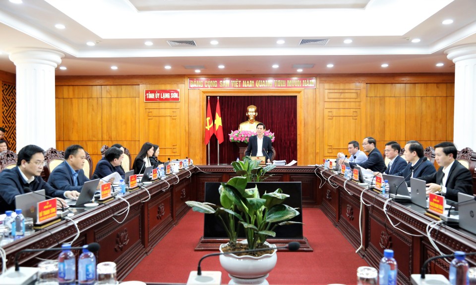 Hội nghị Ban Thường vụ Tỉnh ủy kỳ thứ ba