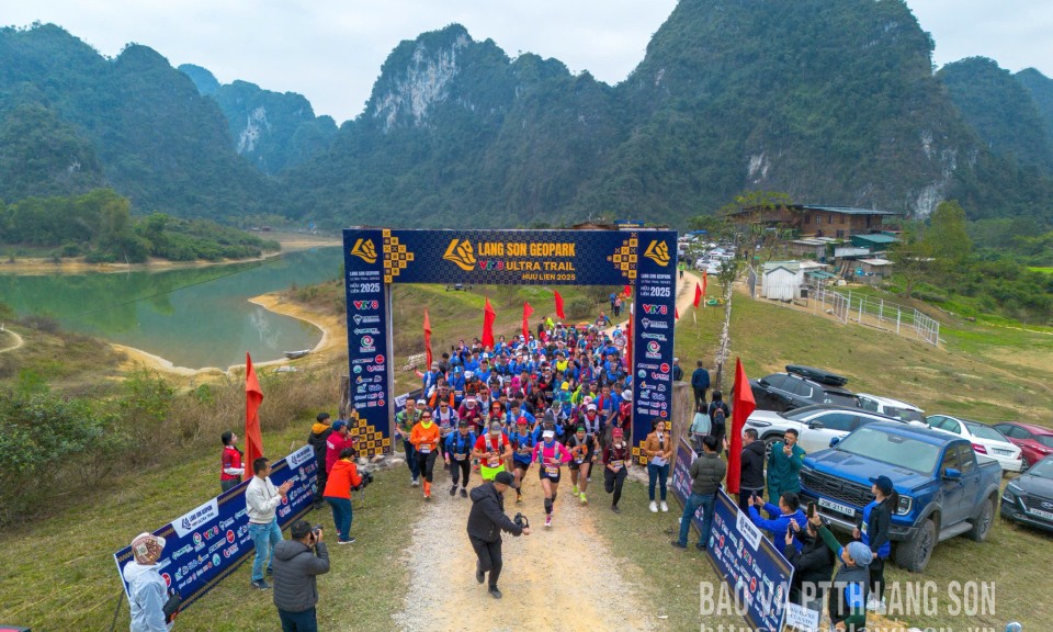 24 giải thưởng được trao tại Giải chạy địa h&igrave;nh quốc tế Lạng Sơn Geopark Ultra Trail &ndash; Hữu Li&ecirc;n 2025