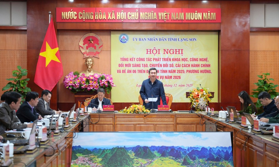 Tổng kết c&ocirc;ng t&aacute;c ph&aacute;t triển khoa học, c&ocirc;ng nghệ, đổi mới s&aacute;ng tạo, chuyển đổi số, cải c&aacute;ch h&agrave;nh ch&iacute;nh v&agrave; triển khai Đề &aacute;n 06